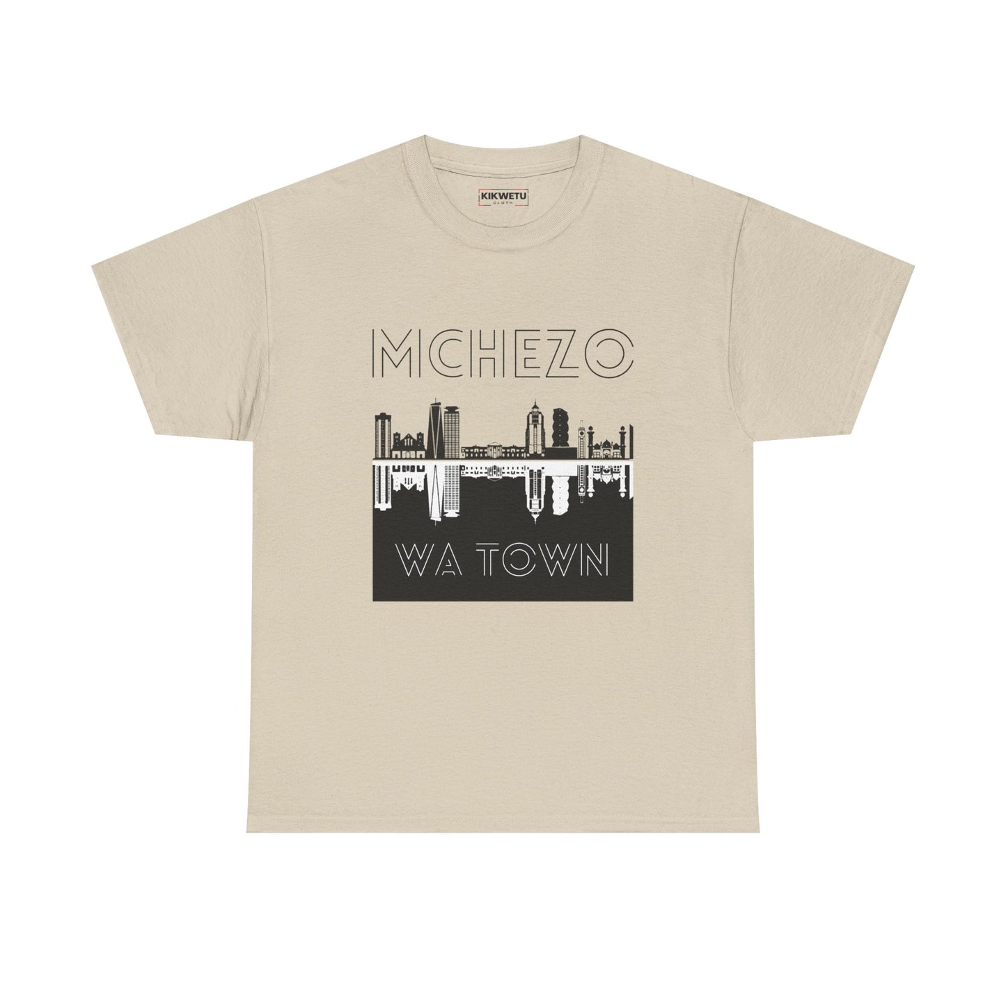 Mchezo Wa Town T-Shirt — Swahili City Skyline Graphic Tee