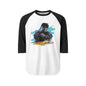 Raglan Shirt — Retro Street Portrait Graphic Tee