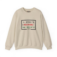 Nairobi Coordinates Crewneck Sweatshirt
