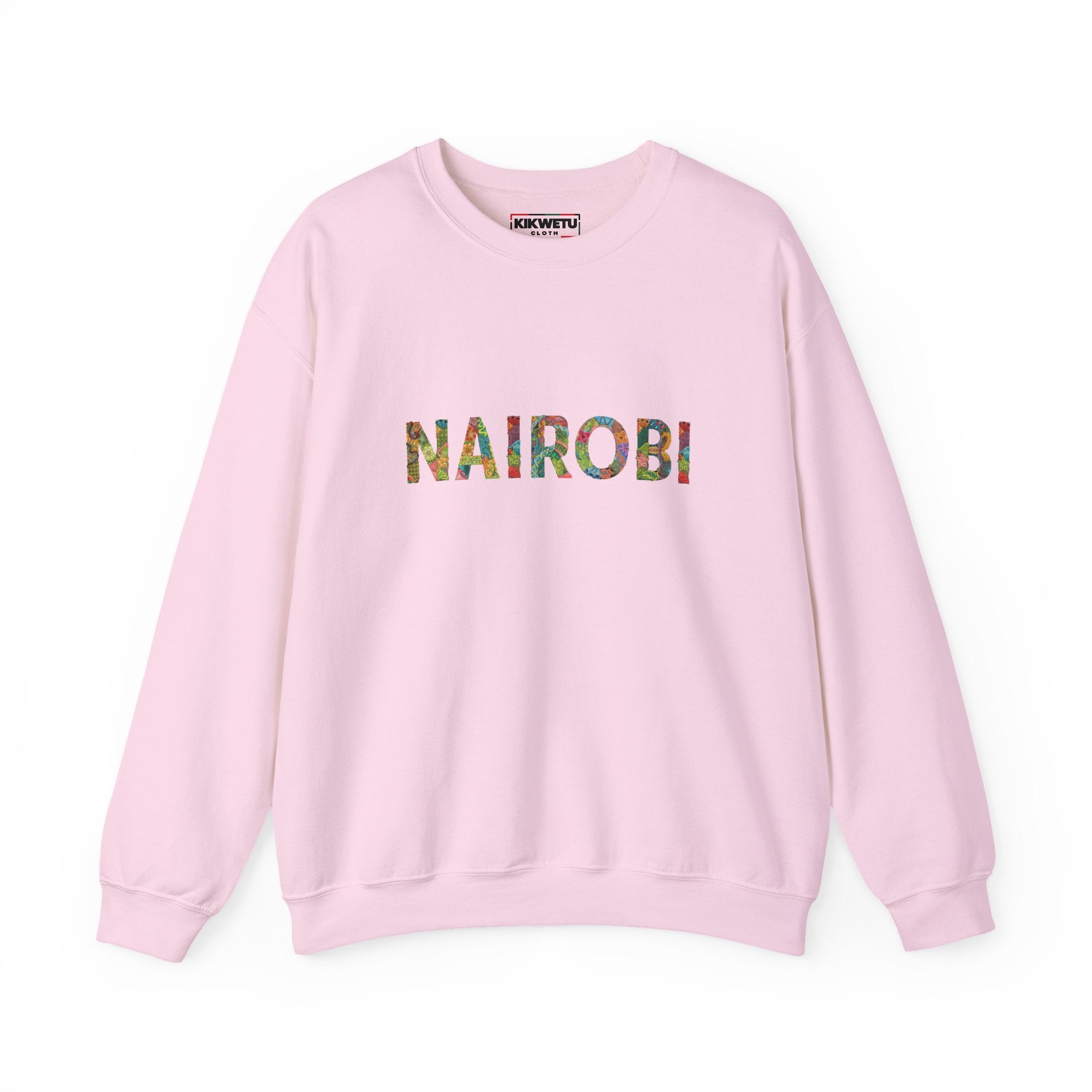 Nairobi Floral Lettering Crewneck Sweatshirt