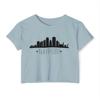 Nairobi Skyline Crop Top — Women's City Skyline Tee