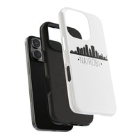 Nairobi Skyline Tough Phone Case — Minimal City Silhouette Protective Cover