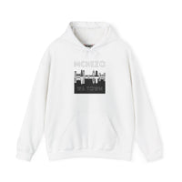 City Skyline Hoodie — 'Skate the City' Graphic Pullover