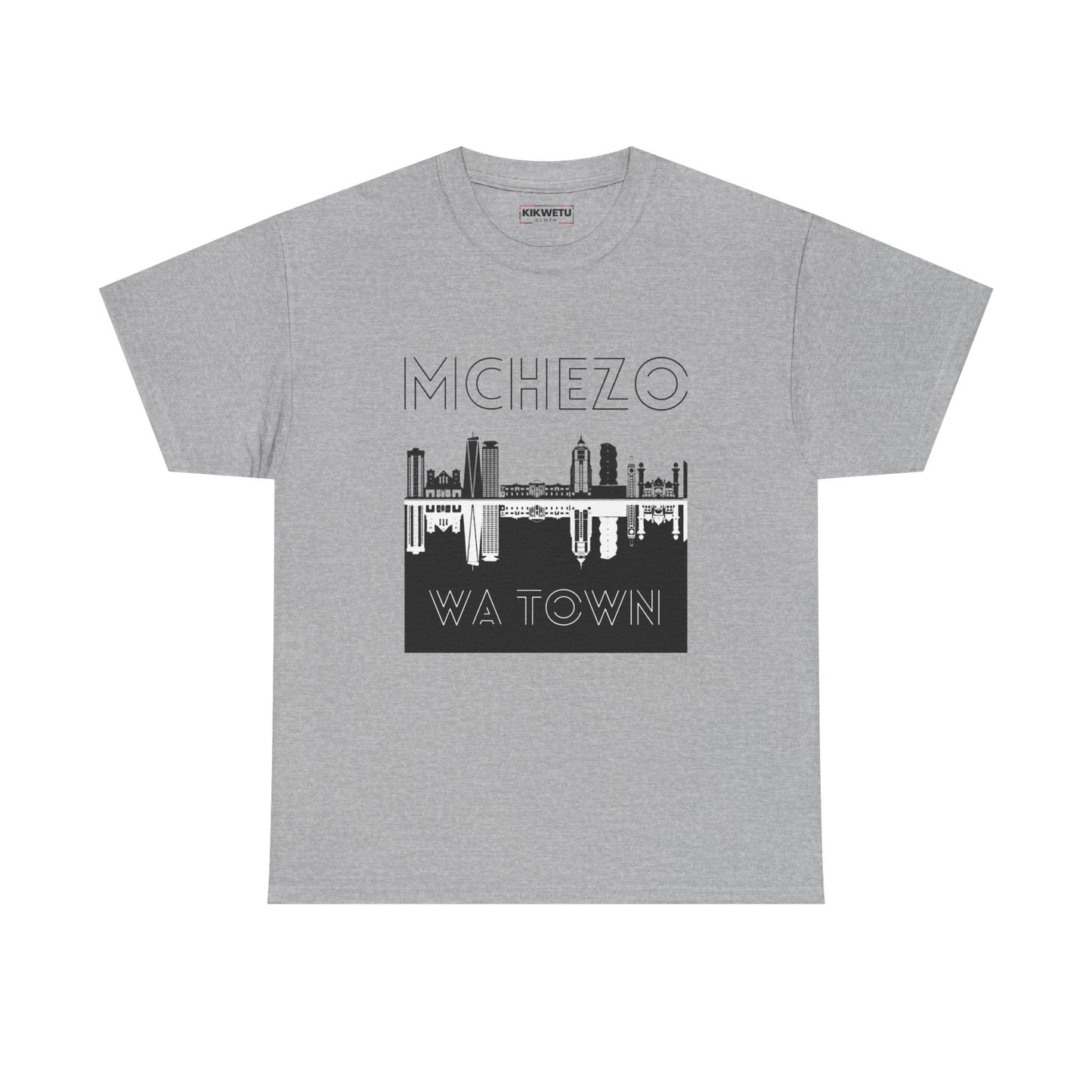 Mchezo Wa Town T-Shirt — Swahili City Skyline Graphic Tee