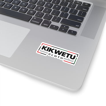Kikwetu Cloth Logo Kiss-Cut Sticker — Durable Laptop & Gear Decal