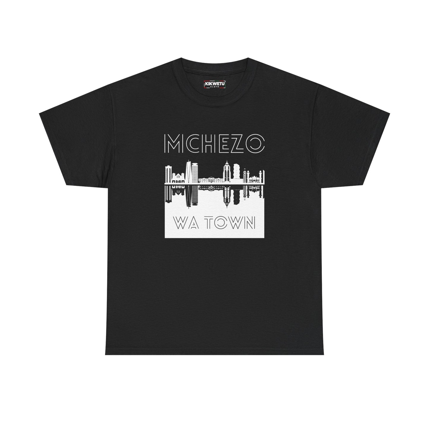 MCHEZO Wa Town T-Shirt – Urban Skyline Graphic Tee
