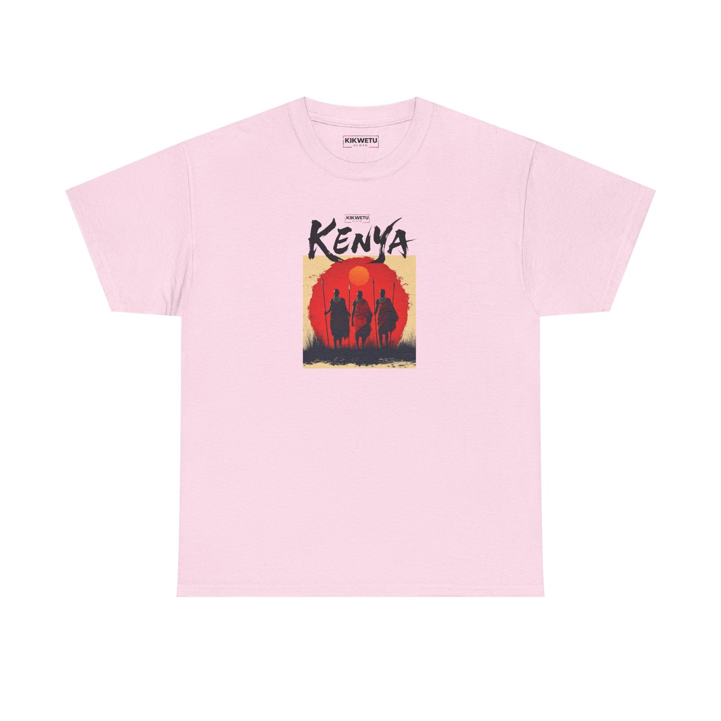 Kenya Sunset Tee — Safari Silhouette Graphic T-Shirt