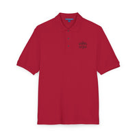 Embroidered 'Caution: Siren' Polo Shirt