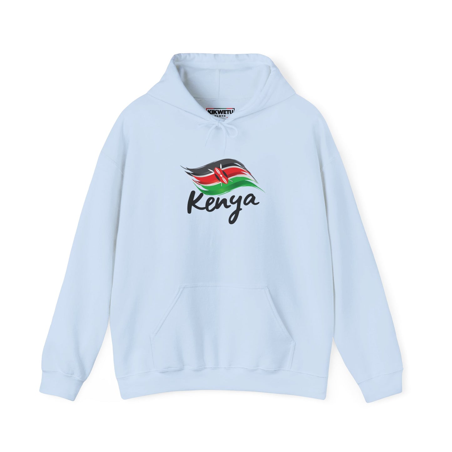 Kenya Flag Hoodie – Patriotic Kenyan Script Pullover