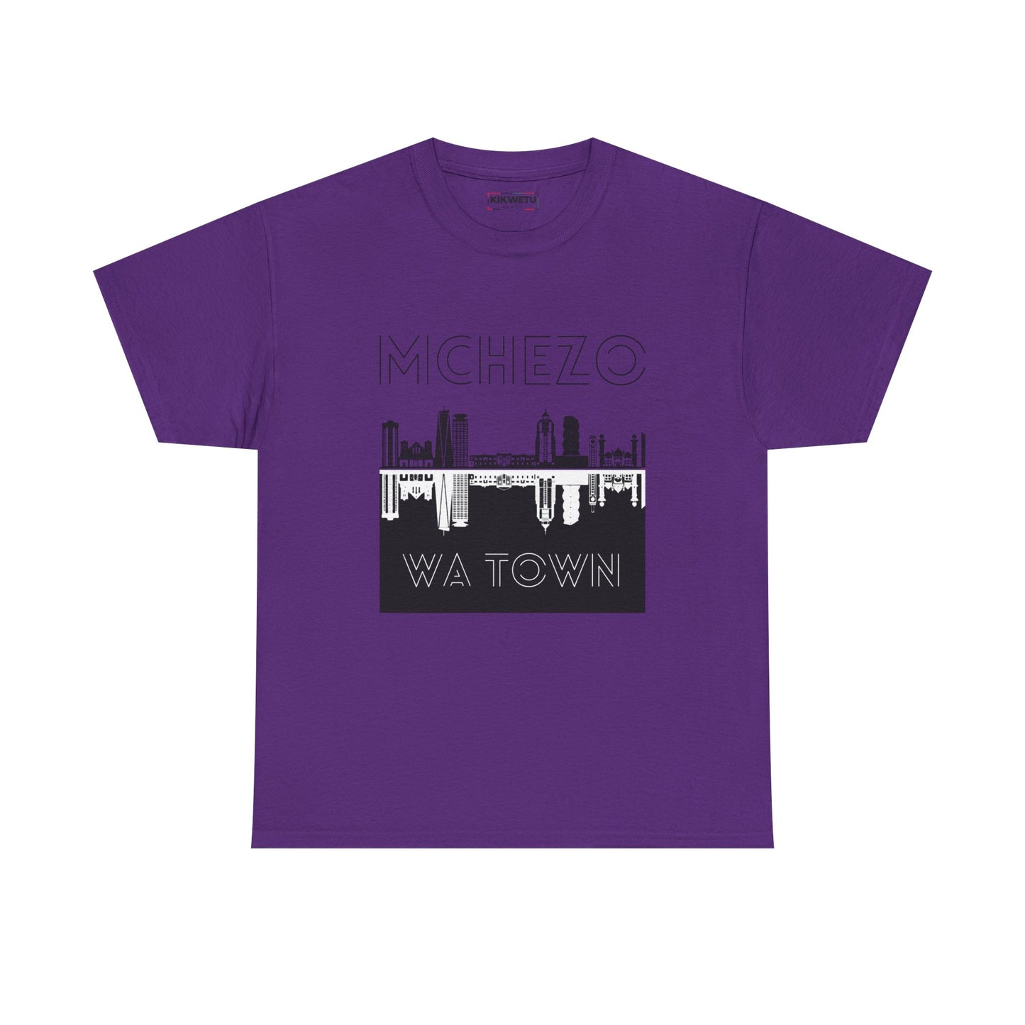 Mchezo Wa Town T-Shirt — Swahili City Skyline Graphic Tee