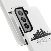 Nairobi Skyline Tough Phone Case — Minimal City Silhouette Protective Cover