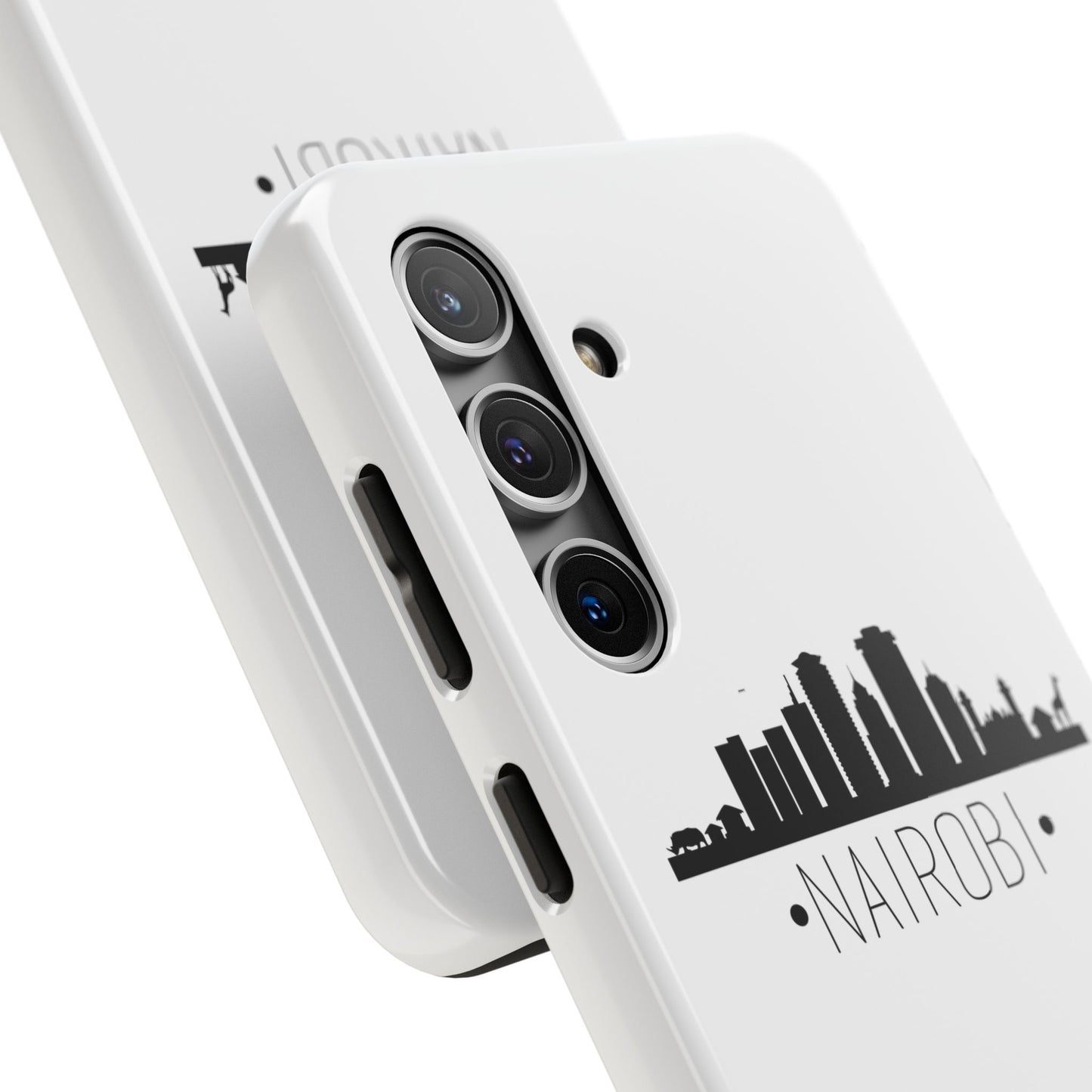 Nairobi Skyline Tough Phone Case — Minimal City Silhouette Protective Cover