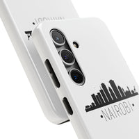 Nairobi Skyline Tough Phone Case — Minimal City Silhouette Protective Cover