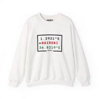 Nairobi Coordinates Crewneck Sweatshirt