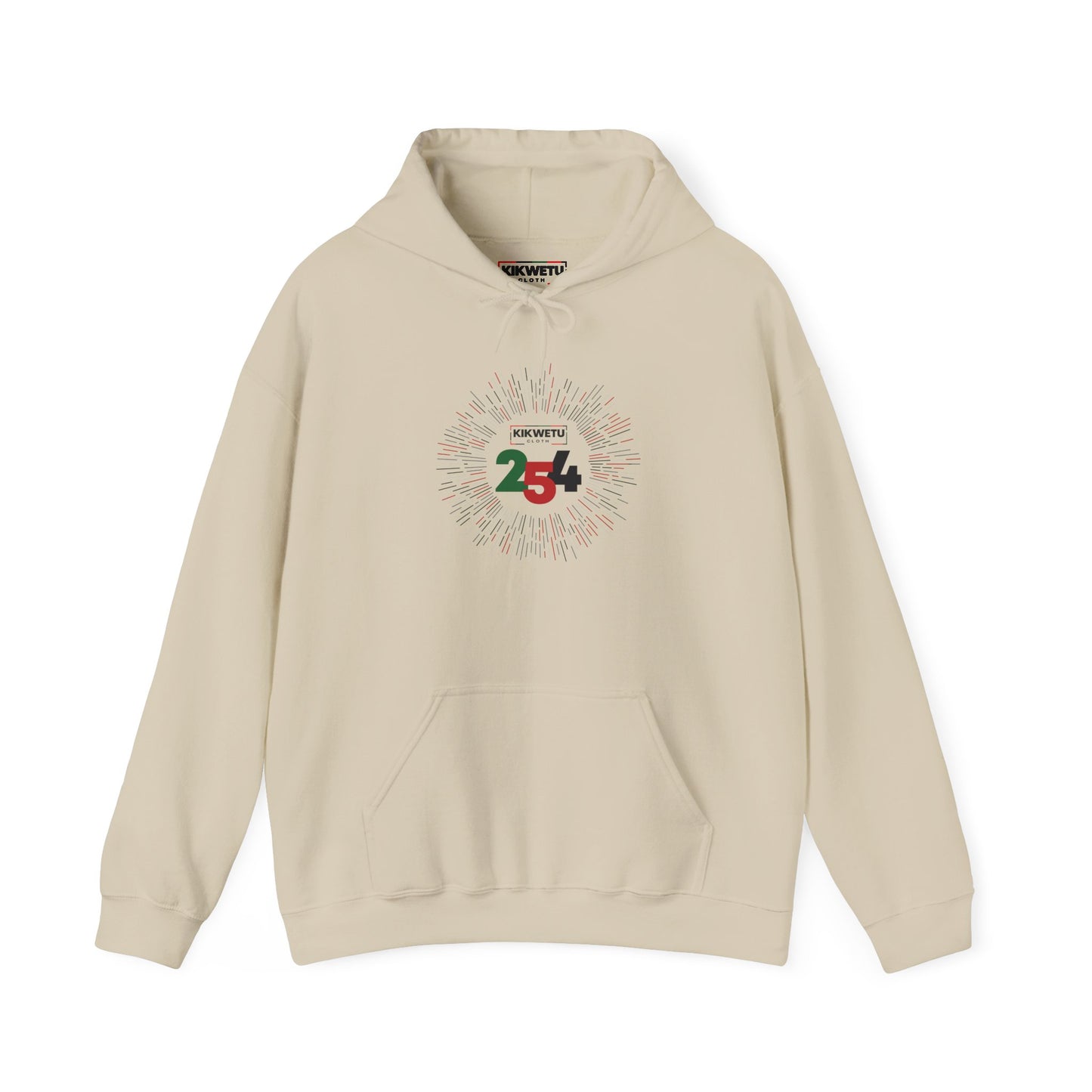 Hoodie — 254 Anniversary Logo Pullover (Kenya Colors)