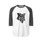 Kenya Map Raglan Shirt - Bold Typographic Kenya Baseball Tee