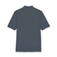 Embroidered 'Caution: Siren' Polo Shirt
