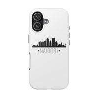 Nairobi Skyline Tough Phone Case — Minimal City Silhouette Protective Cover
