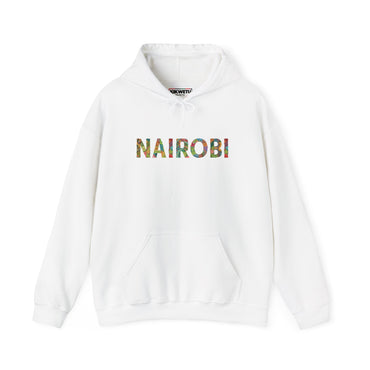 Nairobi Floral Pattern Hoodie – Kenya City Travel Sweatshirt
