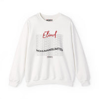 Crewneck Sweatshirt — Eliud 'No  Human Is Limited' Graphic Pullover