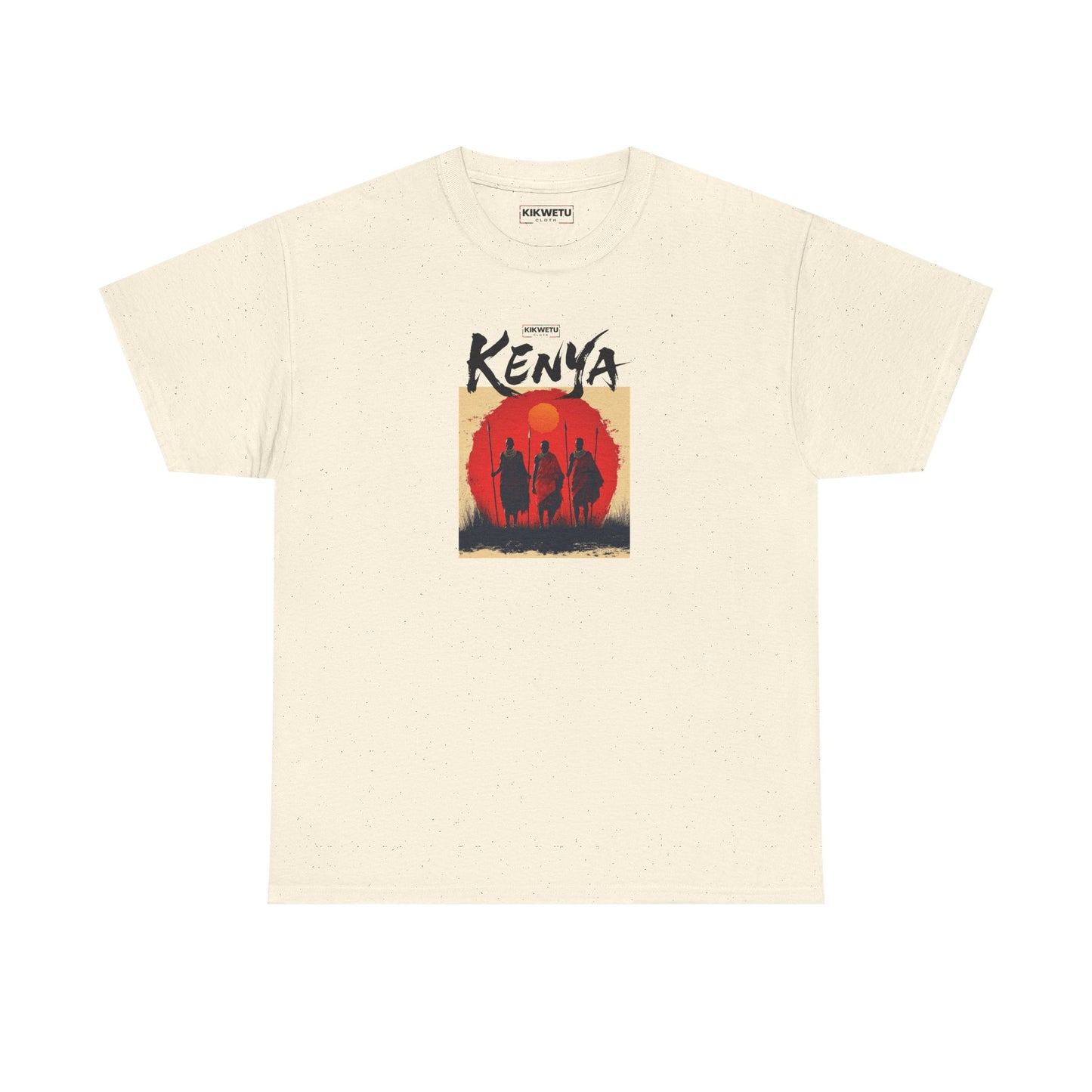 Kenya Sunset Tee — Safari Silhouette Graphic T-Shirt