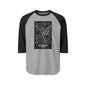 Nairobi Map Raglan Shirt — Vintage City Street Map Baseball Tee