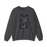 Nairobi city map Unisex Heavy Blend™ Crewneck Sweatshirt