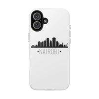 Nairobi Skyline Tough Phone Case — Minimal City Silhouette Protective Cover