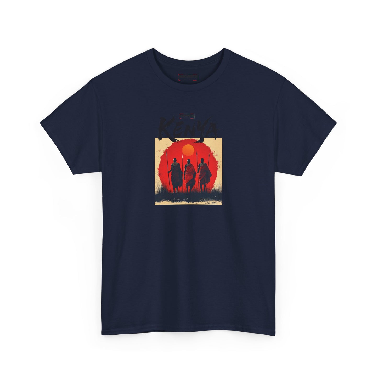 Kenya Sunset Tee — Safari Silhouette Graphic T-Shirt