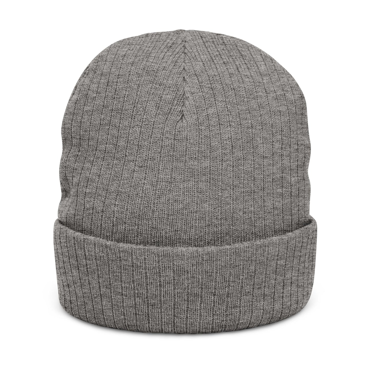 Embroidered '254' Ribbed Knit Beanie — Kenyan Flag Colors Winter Hat