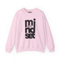 Mindset Crewneck Sweatshirt — "Mindset Determines Attitude" Minimal Typography
