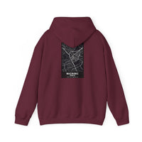 Nairobi City Map Hoodie — Minimal Black Street Map Sweatshirt