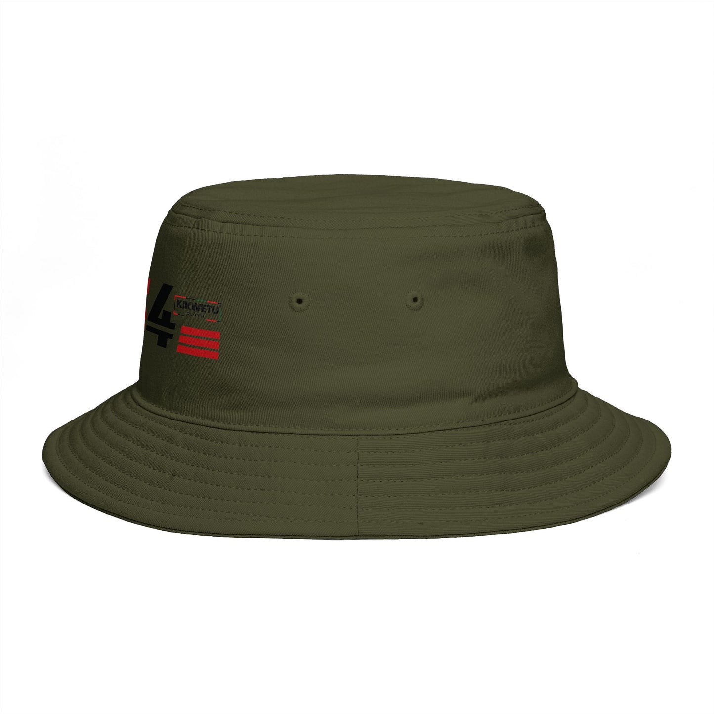254 Retro Stripe Bucket Hat — Pan-African Colors Streetwear