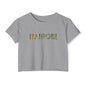 Nairobi Floral Graphic Crop Top — Women’s Festival Tee