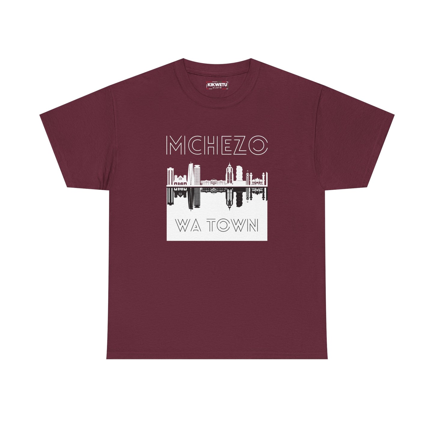 MCHEZO Wa Town T-Shirt – Urban Skyline Graphic Tee