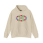 Kikuwetu Tribal Pattern Hoodie — Colorful Kenyan-Inspired Graphic Sweatshirt