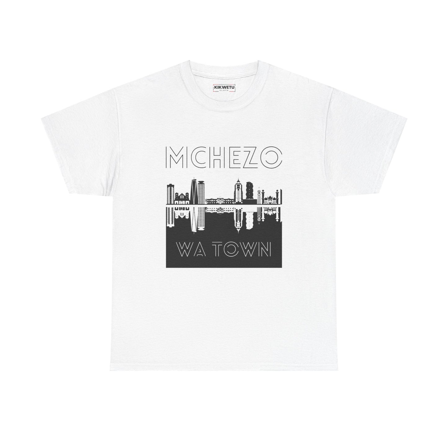 Mchezo Wa Town T-Shirt — Swahili City Skyline Graphic Tee