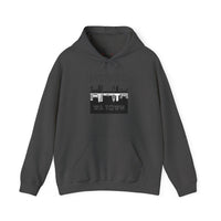 City Skyline Hoodie — 'Skate the City' Graphic Pullover