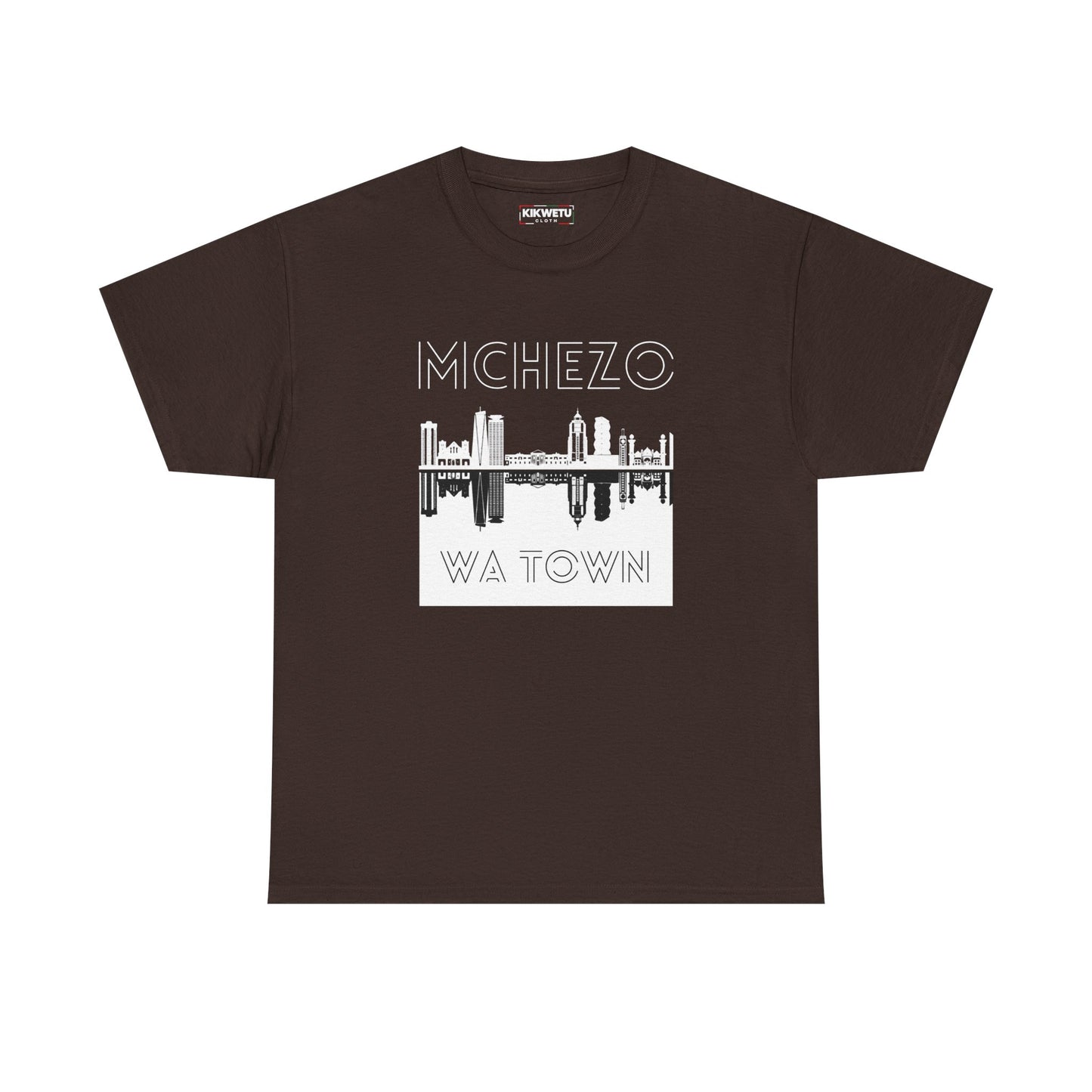 MCHEZO Wa Town T-Shirt – Urban Skyline Graphic Tee
