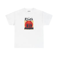 Kenya Sunset Tee — Safari Silhouette Graphic T-Shirt