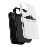 Nairobi Skyline Tough Phone Case — Minimal City Silhouette Protective Cover