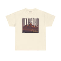 Mountain Graphic Tee – Retro Sunset "Mt Kenya" Coordinates Print