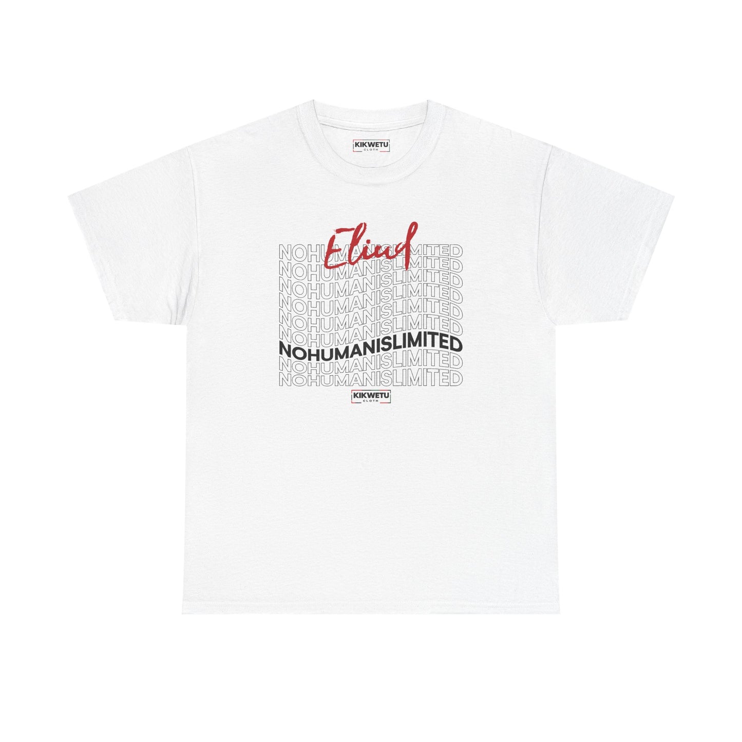 No Human is  Limited Tee — Graphic Streetwear T-Shirt