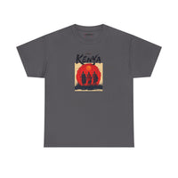 Kenya Sunset Tee — Safari Silhouette Graphic T-Shirt