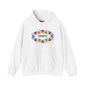 Kikuwetu Tribal Pattern Hoodie — Colorful Kenyan-Inspired Graphic Sweatshirt