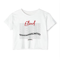 Crop Top —Eliud ''No Human Is Limited'' Graphic Festival Tee