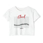 Crop Top —Eliud ''No Human Is Limited'' Graphic Festival Tee