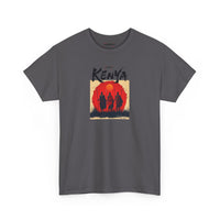 Kenya Sunset Tee — Safari Silhouette Graphic T-Shirt