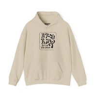 Hoodie — Minimalist Black & White Abstract Design “Ni God Kila Wakati”