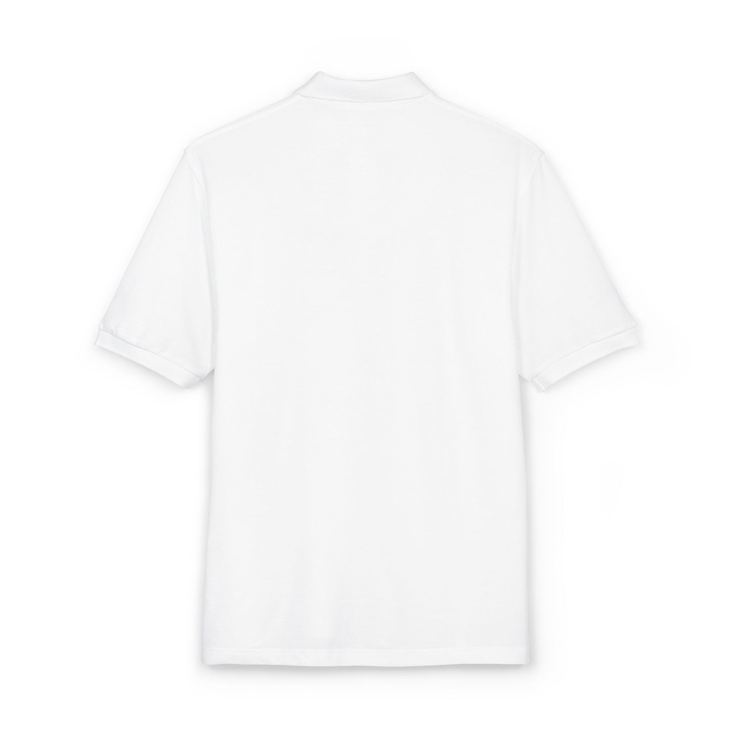 Embroidered 'Caution: Siren' Polo Shirt